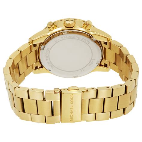 michael kors men's crystal watch|mk6356.